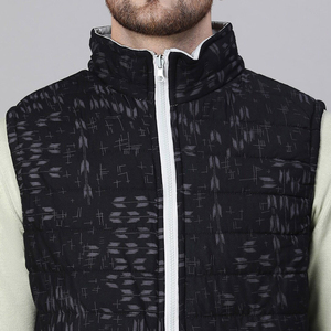 Men's Zip Front Puffer <b>Vest</b> Warm Insulated Sleeveless Jacket Casual Winter Wear Wholesale Manufacturer Comfortable Sleeveless - Product Image 6