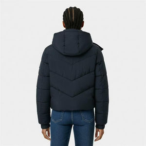 <b>Men</b> Winter Fashion Hooded Puffer Jacket Dark Blue OEM Custom Logo Wholesale - Product Image 3