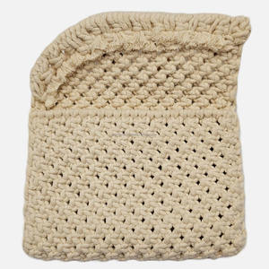 Sequin Crochet Silk Fashion Anti-Theft Clutch <b>Bag</b> Handmade Macrame Evening Purse with Flap Design for Easter Christmas Wholesale - Product Image 3