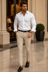 Pantalones Casuales de Verano para Hombre Active Squad, 100% Algodón, Tejido de Lana, Cierre de Botones, Varios Colores y Tallas, Servicio OEM - Product Image 1