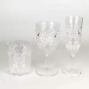 Flûtes à champagne incassables en plastique acrylique 9 oz - Product Image 5