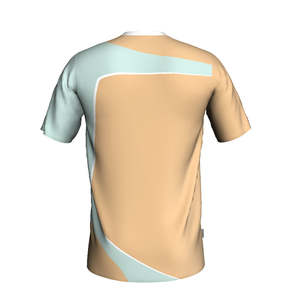 Camiseta Deportiva para Hombre, Color Beige Menta, Cuello en V, para Entrenamiento Atlético - Product Image 2