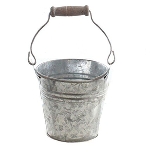 Cubo de Metal Galvanizado de Calidad Premium, Acero de Grado Industrial, Acabado Plateado, Asa Resistente, Ideal para Limpieza del Hogar y Jardín, ¡En Oferta! - Product Image 5