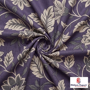 Tissu en coton imprimé numérique de haute qualité, fabricant de textiles OEM ODM, fournisseur de tissus sur mesure pour vêtements de mode - Product Image 5