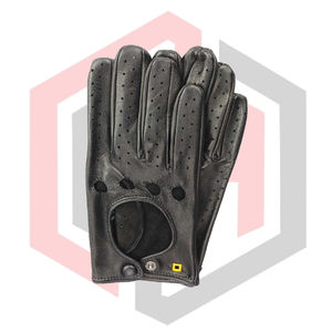 Gants de conduite en cuir de qualité supérieure pour hommes, couleur personnalisée, cuir véritable, antidérapants, antistatiques, anti-coupures, vente en gros, gants OEM - Product Image 2