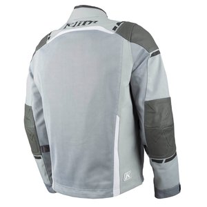 Blouson de moto Induction Pro pour homme, manches longues, respirant, imperméable, 220g, gris et blanc, color-block, toutes saisons - Product Image 4