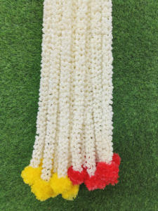 ของตกแต่งรูปแมนเด็ปแต่งงานพวงมาลัยโมกราประดับด้วยดอกดาวเรืองฮาลดิบนเวทีเทศกาลฮาลีแขวนติดผนังพระพิฆเนศ - Product Image 5