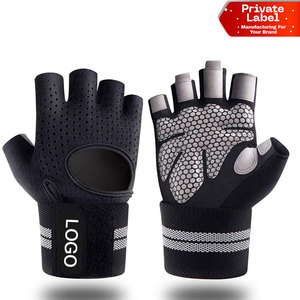 Gants de sport vierges de haute qualité pour la musculation, personnalisables par impression, avec sangles de poignet robustes, direct usine OEM - Product Image 1