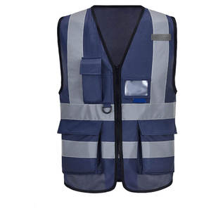 Chaleco de Seguridad Unisex de Moda al por Mayor, Personalizado, Transpirable, Antiestático, Reflectante, de Alta Calidad - Product Image 1