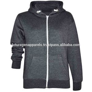 Sudadera con capucha unisex de corte regular ecológica con estampado bordado personalizado para hombre, venta al por mayor de algodón orgánico de alta calidad - Product Image 3