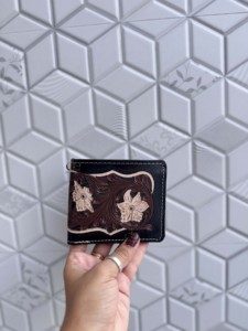 2026 Hot Sale Hand Tooled Leather <b>Wallet</b> Men's Long Zipper Multi Uses <b>Wallet</b> Hot Sale Fashion Cash <b>Holder</b> Gift Daily Use Purse - Product Image 5