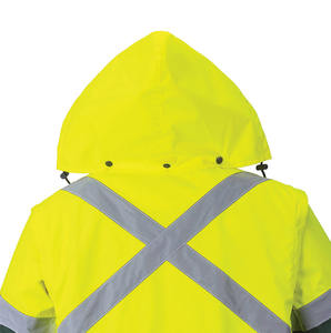Veste de sécurité pour homme avec fonction imperméable, haute visibilité, propriétés chauffantes en graphène et réfléchissantes - Product Image 6