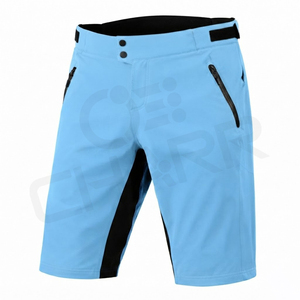 Pantalones Cortos de Ciclismo MTB al por Mayor para Hombre con 2 Bolsillos con Cremallera, Ropa de Ciclismo de Montaña, Pantalones Cortos de Ciclismo MTB Personalizados sin Acolchado - Product Image 4
