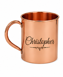 Taza de cobre personalizada con el nombre de John y grabado personalizado |   Taza para Beber Hecha a Mano de Cobre Puro |   Taza de Regalo Premium - Product Image 6