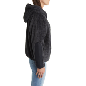 Chaqueta de forro polar Sherpa para mujer, cuello alto, cremallera completa, abrigo de invierno estilo Teddy, informal, para exteriores, bordado personalizado, venta al por mayor - Product Image 3