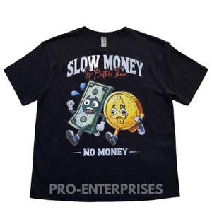 T-shirt homme de haute qualité, 100% coton, poids lourd, coupe oversize, col montant imprimé, style boxy. - Product Image 6