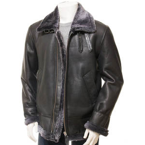 Custom Logo Sheepskin <b>Leather</b> Fashion <b>Jacket</b> Oem Odm Supplier Luxury Outerwear With Modern Style - Product Image 1