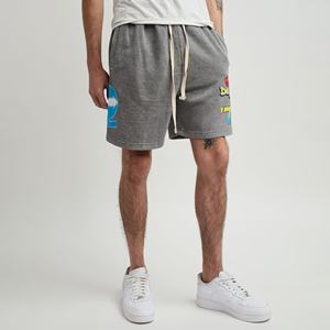 กางเกงขาสั้นผ้าฟลีซเทอร์รี่สำหรับผู้ชายแนวสตรีทปรับแต่งได้สำหรับใส่ออกกำลังกายกลางแจ้งเล่นกีฬา - Product Image 2