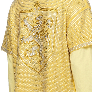 T-shirt pour homme à strass, double couche, style streetwear, décontracté d'été - Product Image 2