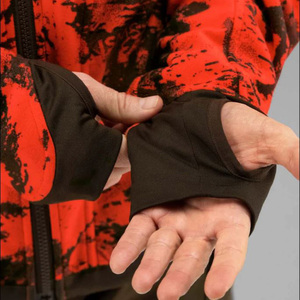 Chaqueta de Caza Camuflaje Naranja Brillante, Chaqueta Táctica de Alta Visibilidad para Exteriores, Resistente al Viento y al Agua, Abrigo de Cazador - Product Image 4