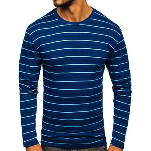 T-shirt d'entraînement à col rond pour homme, coupe classique, avec logo personnalisé, haute qualité, dernier modèle, t-shirt à manches longues pour homme, idéal pour l'extérieur - Product Image 1