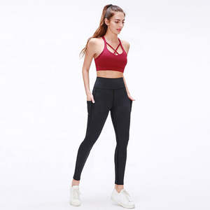 Nouvel ensemble de yoga élégant pour femmes, confortable, respirant, séchage rapide, écologique, vêtements de sport légers en spandex et polyester - Product Image 1