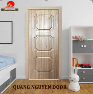 Puertas de Baño de Madera Compuesta WPC Impermeables con Diseño Gráfico, Puertas de Entrada Ecológicas para Apartamentos, Villas y Hoteles - Product Image 2