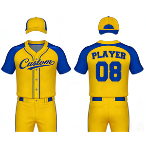 Custom Sublimation <b>Mens</b> Cheap Baseball Uniforms Uniform for Adults Custom Logo Hot Selling at Cheap Price - Product Image 3
