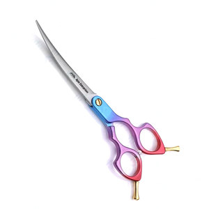 Safety Round Tip Stainless Steel <b>Dog</b> Grooming <b>Scissors</b> Pet Grooming <b>Scissors</b> Products Pet Care Products <b>Scissors</b> - Product Image 1