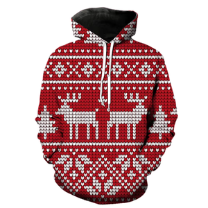 Sudadera con Capucha Navideña Personalizada, Sudadera Térmica Estampada para Hombre, Corte Regular, Sudadera con Capucha y Logotipo Personalizado - Product Image 3