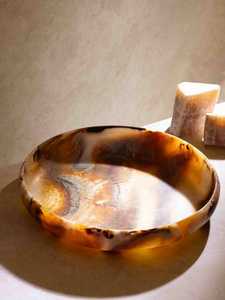 High Quality <b>Marble</b> Effect Resin Serving <b>Tray</b> with Durable Construction for Long Lasting Use - Product Image 3