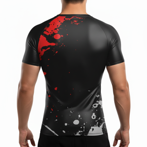 Servicios OEM ODM, Camiseta de Manga Corta Transpirable de Spandex y Poliéster, Ajustada, para Hombre, Protección UV, Talla Adulto, en Venta - Product Image 2