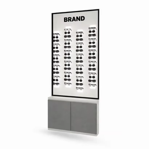 Modern Optical Back <b>Wall</b> <b>Display</b> Unit LED Eyewear <b>Wall</b> Panel Rack Retail Showroom <b>Display</b> Stand Storage Cabinet Custom Colors - Product Image 1