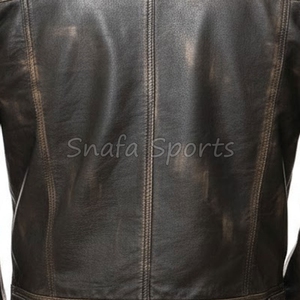 Veste en cuir pour homme 100% cuir naturel, manteau en cuir véritable pour homme, vêtements d'hiver pour homme - Product Image 5