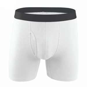 Calzoncillos Boxer Deportivos de Color Sólido para Hombre, Transpirables, Talla Grande, Sin Costuras, de Seda de Hielo, Finos, de Algodón Orgánico Suave, Cintura Media, con Spandex - Product Image 2