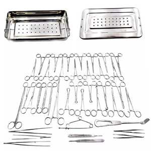 Juego de 40 Instrumentos Quirúrgicos en Caja, Acero Inoxidable, Herramientas Médicas Manuales, Modelo DC-S-9 para Cirugía General, Certificado CE - Product Image 5