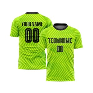 เสื้อฟุตบอลแบบซับลิเมชั่นสั่งทำพิเศษ สีดำขาว สำหรับผู้ชาย พร้อมชื่อทีมและหมายเลข ระบายเหงื่อได้ดี แขนสั้น ทรงปกติ สำหรับผู้ใหญ่ - Product Image 6