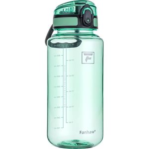 Bottiglia d'Acqua Trasparente da 32 oz in Tritan Senza BPA, Antigoccia con Coperchio Antipolvere, Bocca Larga, Riutilizzabile, in Plastica per Palestra e Sport - Product Image 1