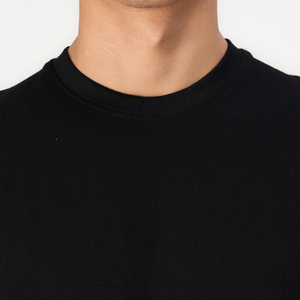 Wholesale Lightweight Custom Logo Fashion Hooded Collar Regular Fit Long Sleeve Knitted Lined Cotton Hoodie for Men - Product Image 5