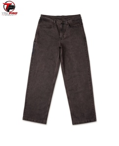 Dark Wash <b>Cargo</b> Jeans <b>Wide</b> <b>Leg</b> Denim Pants Casual Streetwear Workwear Trousers for Men lightweight denim <b>cargo</b> pants - Product Image 4