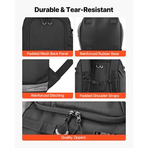 Zaino da Viaggio 70L per Sci e Snowboard, Impermeabile, Fondo Esterno Resistente, Borsa in Oxford 1680D per Attrezzatura - Product Image 4