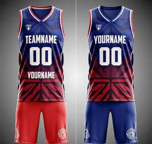 Conjunto de Uniforme de Baloncesto de Malla Vintage Personalizado de Alta Calidad, Cómodo y Transpirable, de Poliéster con Impresión Digital, Tallas Grandes para Hombre - Product Image 4