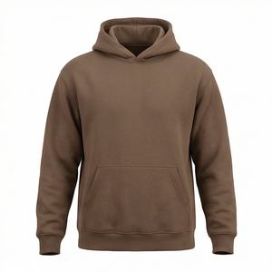 Custom Logo Embroidered Autumn Streetwear Oversized <b>Hoodie</b> For Men Cotton Fleece Pullover Sweatshirt Eco-Friendly <b>Soft</b> Warm - Product Image 1