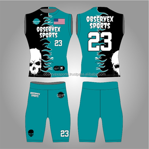 Uniforme de football américain 7 contre 7 pour jeunes, haute qualité, personnalisé, design crâne, meilleure compression - Product Image 1