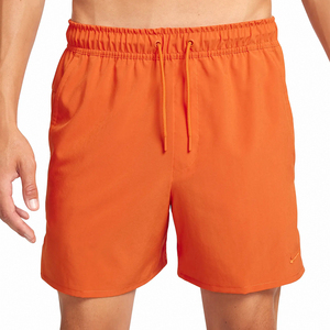 Short de bain orange pour homme, séchage rapide, léger, avec taille élastique et cordon de serrage, vêtements de plage confortables pour l'été - Product Image 1