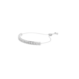 Pulsera de Diamantes Moissanite al por Mayor, Chapada en Oro Blanco de 14k, Joyería Fina para Mujer, Regalo para Compromiso, Boda o Fiesta, al Mejor Precio - Product Image 1