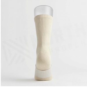 Crew <b>Socks</b> Geometric Pattern Blue Breathable <b>Running</b> <b>Socks</b> for Adults Spring Season - Product Image 2