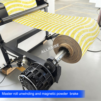 Cortadora de troqueles automática de alta velocidad para rollos gigantes a hojas, máquina de corte de papel en rollo para abanicos de papel y cajas de alimentos