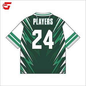Impression par sublimation, jersey de sport unisexe à manches courtes respirant en maille, broderie personnalisée rétro de football américain, streetwear - Product Image 2