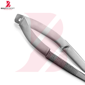 Ciseaux de beauté à ressort en acier inoxydable, nouvelle arrivée, à pointe incurvée, pour broderie, couture, cils et sourcils, pour la coupe et le façonnage - Product Image 6